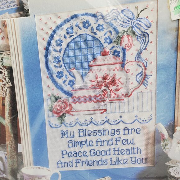 Simple Blessings Design Works Counted Cross Stitch Kit #9953 Craft 12" x 16" - Picture 5 of 5